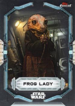 2022 Topps Finest Star Wars #38 Frog Lady Front