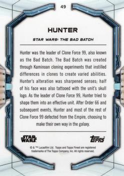 2022 Topps Finest Star Wars #49 Hunter Back