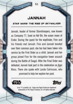 2022 Topps Finest Star Wars #51 Jannah Back