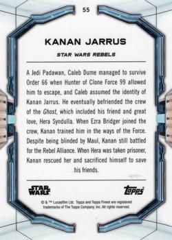 2022 Topps Finest Star Wars #55 Kanan Jarrus Back