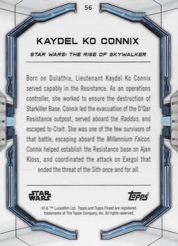 2022 Topps Finest Star Wars #56 Kaydel Ko Connix Back