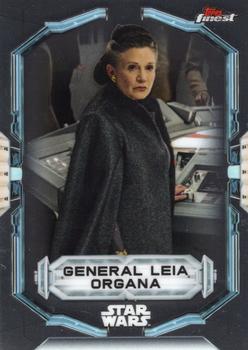 2022 Topps Finest Star Wars #60 Leia Organa Front