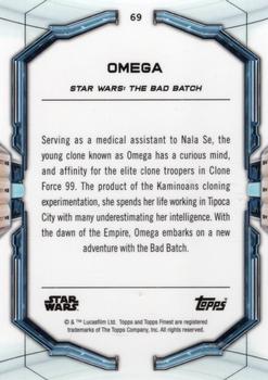 2022 Topps Finest Star Wars #69 Omega Back