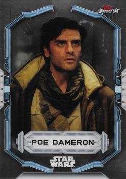 2022 Topps Finest Star Wars #73 Poe Dameron Front