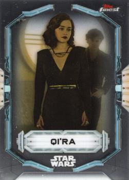 2022 Topps Finest Star Wars #74 Qi'ra Front