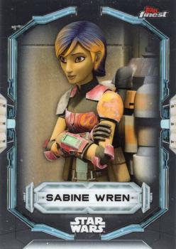 2022 Topps Finest Star Wars #82 Sabine Wren Front