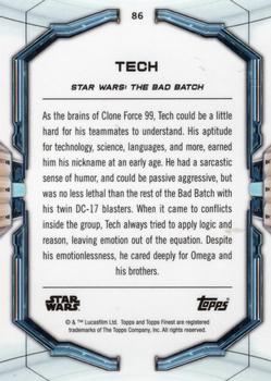 2022 Topps Finest Star Wars #86 Tech Back