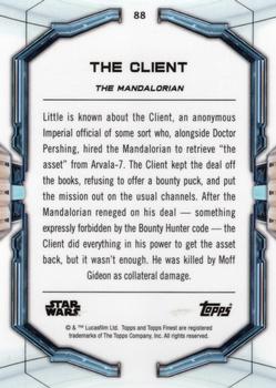2022 Topps Finest Star Wars #88 The Client Back