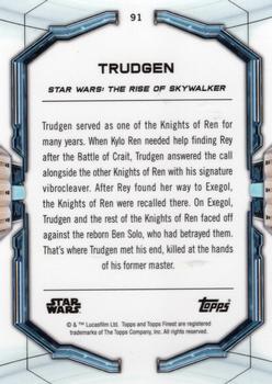 2022 Topps Finest Star Wars #91 Trudgen Back