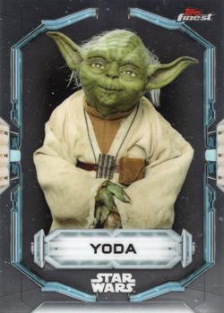 2022 Topps Finest Star Wars #97 Yoda Front
