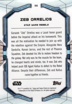 2022 Topps Finest Star Wars #98 Zeb Orrelios Back