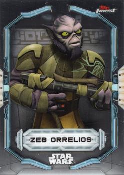 2022 Topps Finest Star Wars #98 Zeb Orrelios Front