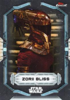 2022 Topps Finest Star Wars #100 Zorii Bliss Front
