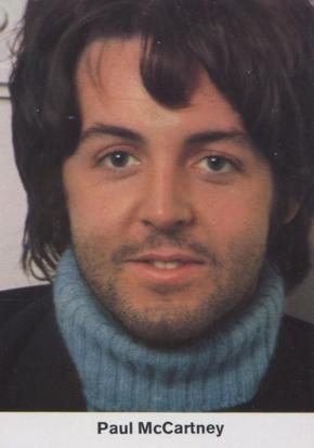 1970 Bergmann-Verlag Show-Top-Stars #13 Paul McCartney Front