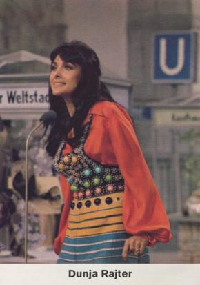 1970 Bergmann-Verlag Show-Top-Stars #24 Dunja Rajter Front