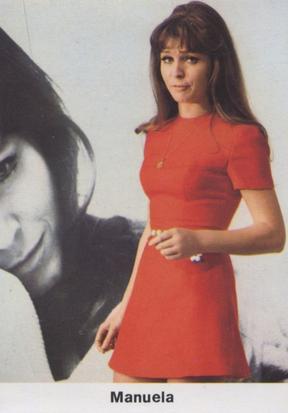 1970 Bergmann-Verlag Show-Top-Stars #38 Manuela Front