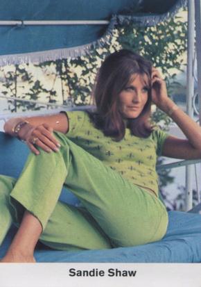 1970 Bergmann-Verlag Show-Top-Stars #45 Sandie Shaw Front