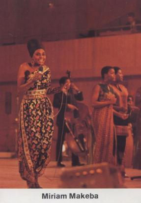 1970 Bergmann-Verlag Show-Top-Stars #73 Miriam Makeba Front