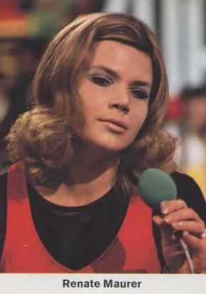 1970 Bergmann-Verlag Show-Top-Stars #89 Renate Maurer Front