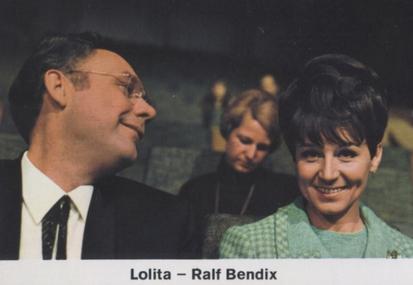 1970 Bergmann-Verlag Show-Top-Stars #91 Lolita / Ralf Bendix Front