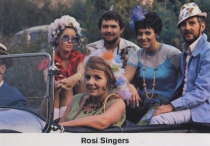 1970 Bergmann-Verlag Show-Top-Stars #96 Rosi Singers Front