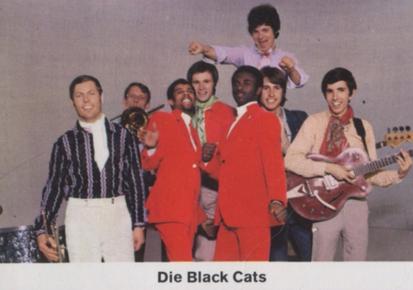 1970 Bergmann-Verlag Show-Top-Stars #99 Die Black Cats Front