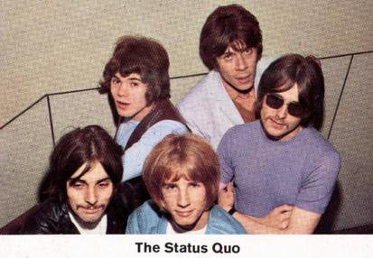 1970 Bergmann-Verlag Show-Top-Stars #108 The Status Quo Front