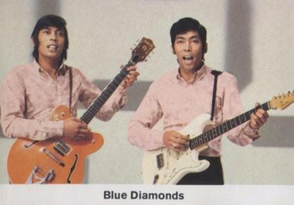1970 Bergmann-Verlag Show-Top-Stars #116 Blue Diamonds Front