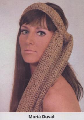1970 Bergmann-Verlag Show-Top-Stars #152 Maria Duval Front