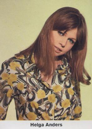 1970 Bergmann-Verlag Show-Top-Stars #163 Helga Anders Front