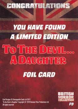 2017 Unstoppable British Horror Collection - Foil #F9 To the Devil...A Daughter Back