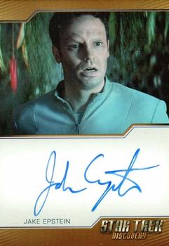 2022 Rittenhouse Star Trek: Discovery Season Three - Autographs (Brown Border Design) #NNO Jake Epstein Front