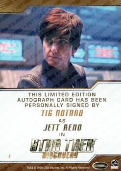 2022 Rittenhouse Star Trek: Discovery Season Three - Autographs (Brown Border Design) #NNO Tig Notaro Back