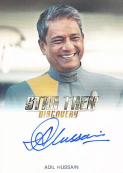 2022 Rittenhouse Star Trek: Discovery Season Three - Autographs (Full Bleed Design) #NNO Adil Hussain Front