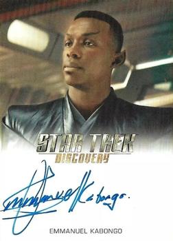 2022 Rittenhouse Star Trek: Discovery Season Three - Autographs (Full Bleed Design) #NNO Emmanuel Kabongo Front