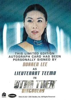 2022 Rittenhouse Star Trek: Discovery Season Three - Autographs (Full Bleed Design) #NNO Dorren Lee Back