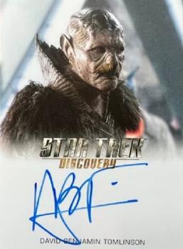 2022 Rittenhouse Star Trek: Discovery Season Three - Autographs (Full Bleed Design) #NNO David Benjamin Tomlinson Front