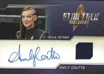 2022 Rittenhouse Star Trek: Discovery Season Three - Autographed Relics #NNO Emily Coutts Front