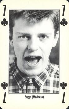 1992 NME Leader of the Pack Playing Cards #7♣️ Suggs (Madness) Front