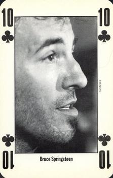 1992 NME Leader of the Pack Playing Cards #10♣️ Bruce Springsteen Front