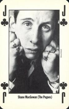 1992 NME Leader of the Pack Playing Cards #J♣️ Shane MacGowan (The Pogues) Front