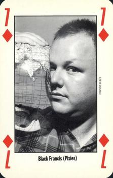 1992 NME Leader of the Pack Playing Cards #7♦️ Black Francis (Pixies) Front
