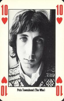 1992 NME Leader of the Pack Playing Cards #10♥️ Pete Townshend (The Who) Front