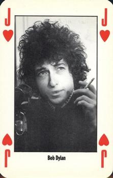1992 NME Leader of the Pack Playing Cards #J♥️ Bob Dylan Front