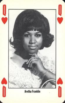 1992 NME Leader of the Pack Playing Cards #Q♥️ Aretha Franklin Front