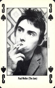 1992 NME Leader of the Pack Playing Cards #3♠️ Paul Weller (The Jam) Front
