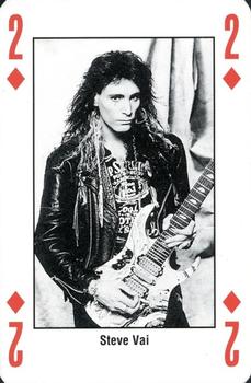 1993 Kerrang! The King of Metal Playing Cards #2♦️ Steve Vai Front