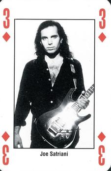 1993 Kerrang! The King of Metal Playing Cards #3♦️ Joe Satriani Front