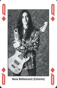 1993 Kerrang! The King of Metal Playing Cards #Q♦️ Nuno Bettencourt (Extreme) Front