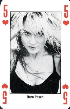 1993 Kerrang! The King of Metal Playing Cards #5♥️ Doro Pesch Front